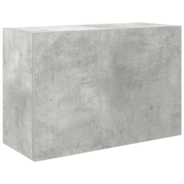 vidaXL Armoire murale de bain gris béton 60x25x40 cm bois d'ingénierie