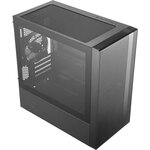 COOLER MASTER NR400 Boîtier PC Gaming (Micro-ATX, 1xFenetre verre trempé, 2xVentilateurs 120mm) - Noir