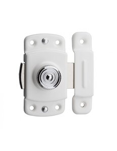 THIRARD - Verrou pour porte d'ameublement  35mm  blanc