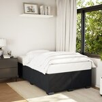 vidaXL Cadre de lit sans matelas noir 120x190 cm velours