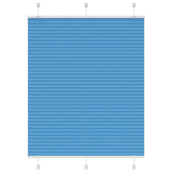 vidaXL Store plissé bleu 105x150 cm largeur du tissu 104 4cm polyester