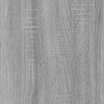 vidaXL Buffet Sonoma gris 34 5x34x90 cm Bois d'ingénierie