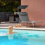 Tectake Transat CHLOE - gris