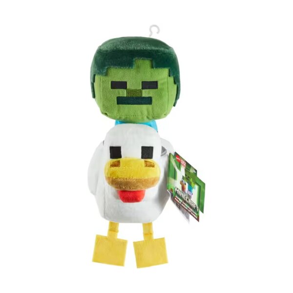 Mattel JMY77 - Minecraft Peluche Jockey Poulet Zombie