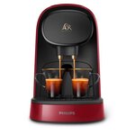 Machine a café a capsules double espresso PHILIPS L'Or Barista  LM8012/51 - Rouge + 9 capsules