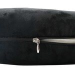 vidaXL Oreiller de Voyage pour le Cou Noir 27 x 27 x 8 cm Velours