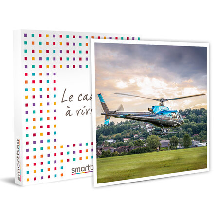 SMARTBOX - Coffret Cadeau - Lyon vue du ciel : survol en hélicoptère autour de la ville pour 2 -