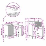 vidaXL Ensemble de mobilier de salle de bain Chêne artisanal