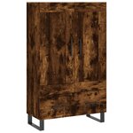 vidaXL Buffet haut chêne fumé 69 5x31x115 cm bois d'ingénierie