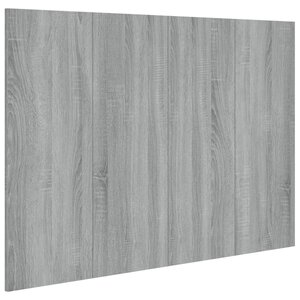 vidaXL Tête de lit Sonoma gris 120x1 5x80 cm Bois d'ingénierie