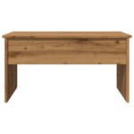 vidaXL Table basse chêne artisanal 80x50 5x41 5 cm bois d'ingénierie