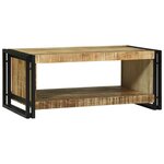 vidaXL Table basse Marron 90 x 50 x 38 cm Bois de mangue massif