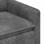 vidaXL Ensemble de Canapés 2 Pièces Gris clair Polyester