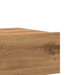 vidaXL Meubles TV avec éclairages LED 2 Pièces chêne artisanal