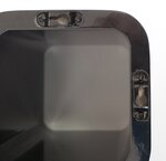 Etagere mur cubes Bouteilles de vin noir