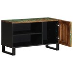 vidaXL Meuble TV 80x34x46 cm bois d'acacia massif