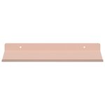 vidaXL Étagère flottante 2 Pièces Rose 30 x 18 x 2 5 cm Acier