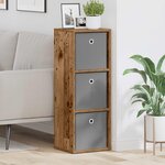 vidaXL Buffet avec tiroir Bois ancien 30 5 x 27 x 84 5 cm