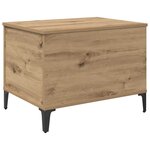 vidaXL Table basse Chêne artisanal 60 x 44 5 x 45 cm Bois d'ingénierie