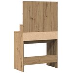 vidaXL Table de Toilette chêne artisanal 80 x 41 x 134.5 cm