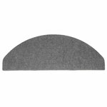 vidaXL Tapis d'escalier auto-adhésifs 20 Pièces gris 65x22 5x3 5 cm