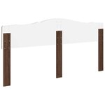 vidaXL Tête de lit Chêne brun 180 cm Bois d'ingénierie