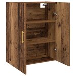 vidaXL Meuble mural Marron 69 5 x 34 x 90 cm Bois d'ingénierie