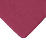 vidaXL Coussins de siège 4 Pièces Bordeaux 40 x 40 x 3 cm Velours