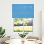 vidaXL Store plissé bleu 95x150 cm largeur du tissu 94 4 cm polyester