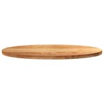 vidaXL Dessus de table 120x60x4 cm bois de chêne massif ovale