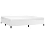 vidaXL Cadre de lit sans matelas blanc 200x200 cm similicuir