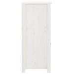 vidaXL Buffets 2 Pièces blanc 40x35x80 cm bois massif de pin
