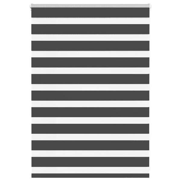vidaXL Store zèbre noir 115x100 cm largeur du tissu 110 9 cm polyester