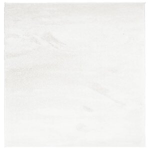 vidaXL Tapis OVIEDO à poils courts crème 120x120 cm