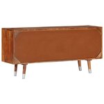 vidaXL Meuble TV 118x30x55 cm Bois d'acacia massif
