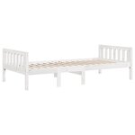 vidaXL Lit pour enfants sans matelas blanc 80x200cm bois de pin massif