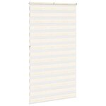 vidaXL Store zèbre beige marbré largeur du tissu 120 9 cm polyester