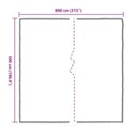 vidaXL Couverture pour plantes Transparent 5 x 8 m PE
