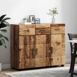vidaXL Buffet Bois ancien 88 5 x 30 5 x 73 cm Bois d'ingénierie