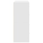 vidaXL Armoires avec 2 tiroirs 2Pièces blanc 60x31x40cm bois d'ingénierie