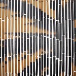 VidaXL Rideau anti-insectes imprimé palmier 100x200 cm bambou