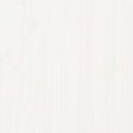 vidaXL Salon de jardin 10 Pièces avec coussins blanc bois massif