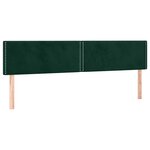 vidaXL Sommier à lattes de lit avec matelas LED vert foncé 120x190 cm