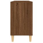 vidaXL Meuble d'évier chêne marron 80x33x60 cm bois d'ingénierie