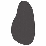 vidaXL Tapis HUARTE Anthracite 80 x 150 cm Polyester
