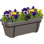 ARTEVASI - Kit balcon jard venezia l a.-arros 60cm anthracite 57,9 x 24,3 x h22 cm - 1,31l