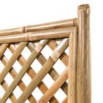 vidaXL Lit surélevé de jardin avec treillis Bambou 70 cm