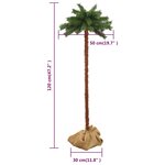 Vidaxl palmier artificiel avec led 120 cm