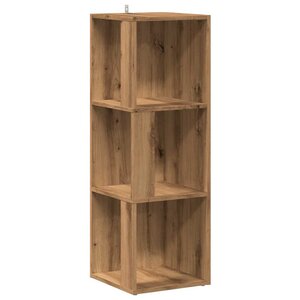 vidaXL Armoire d'angle chêne artisanal 33x33x100 cm bois d'ingénierie