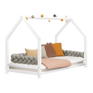 Lit cabane enfant FUNNY 90 x 200 blanc
